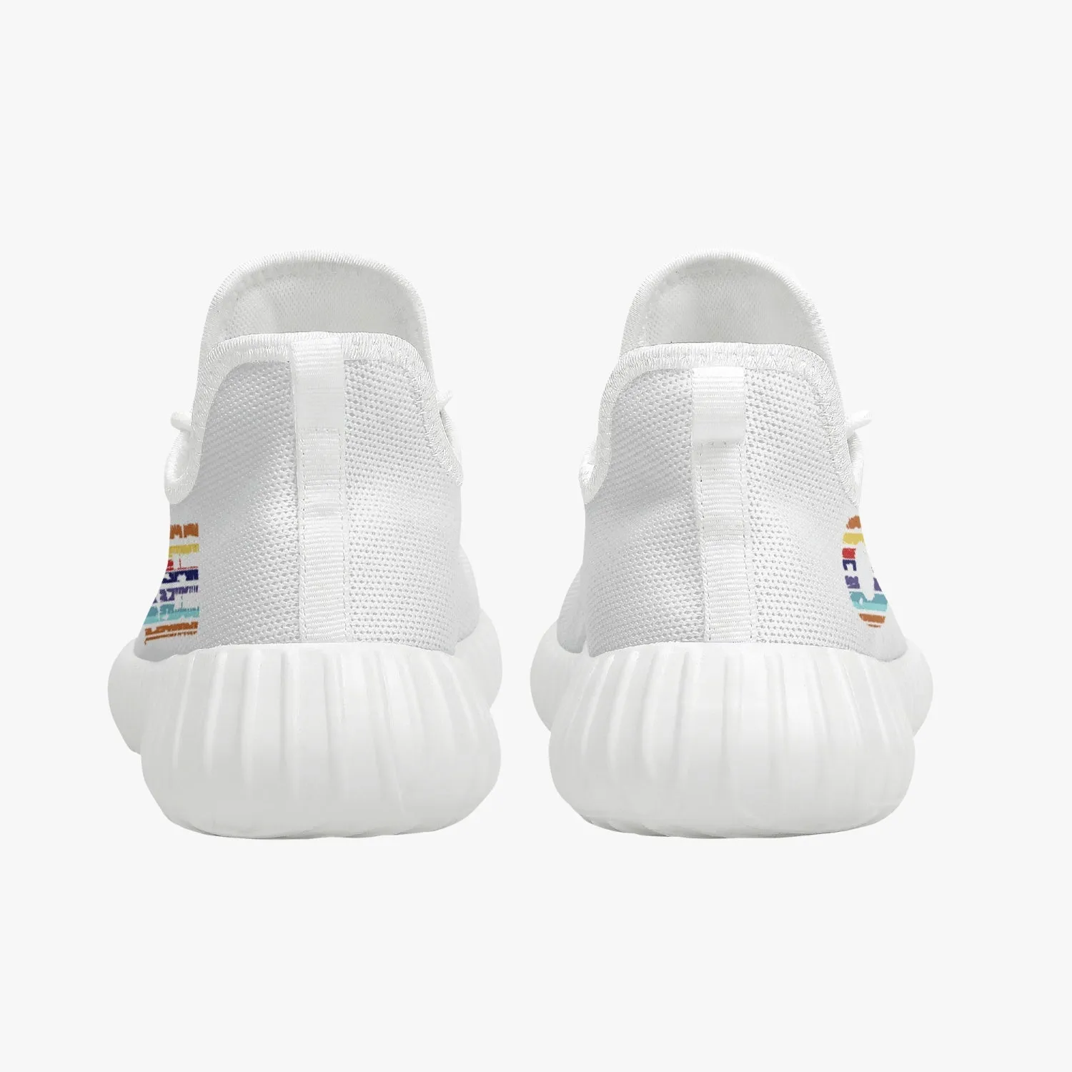 Mesh Knit Sneakers -Rainbow