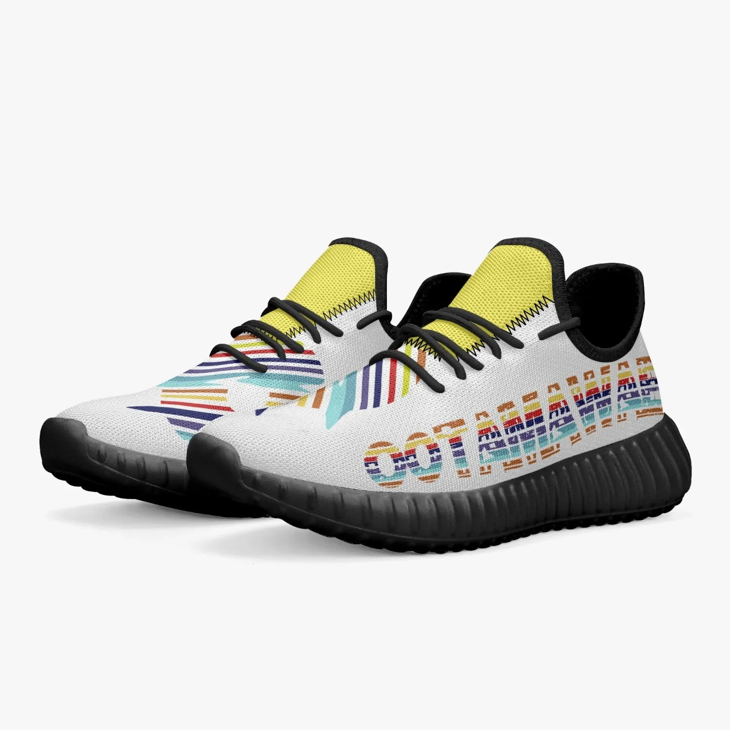 Mesh Knit Sneakers -Rainbow