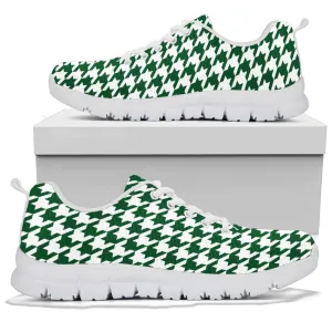 Mesh Sneaker_Dark Green on White_HT Pattern