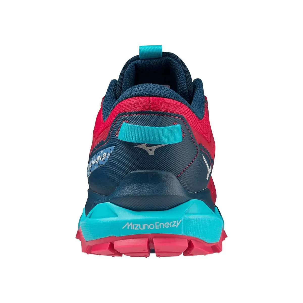 Mizuno Wave Mujin 9 Red Blue Shoes  Women