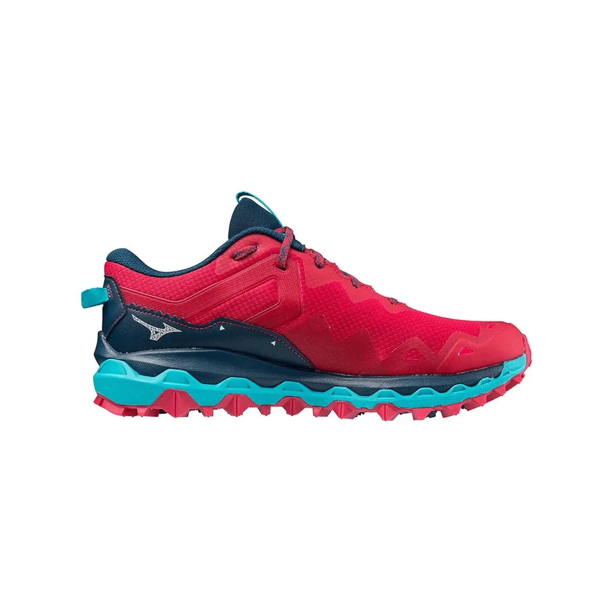 Mizuno Wave Mujin 9 Red Blue Shoes  Women