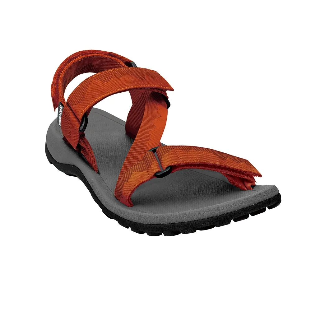 Montbell AQUA GRIPPER SANDALS Unisex Dark Charcoal Dark Orange