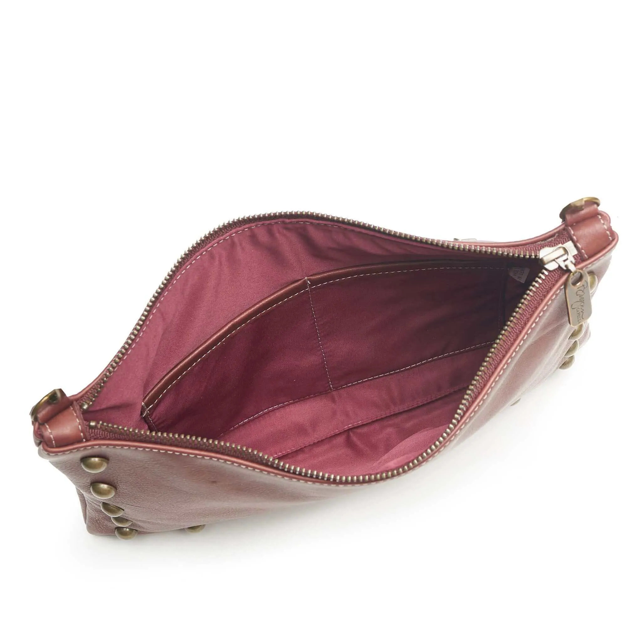 Nikki Clutch Crossbody - Merlot