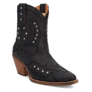 Online Exclusive | Dingo | Precious Leather Bootie in Black **PREORDER