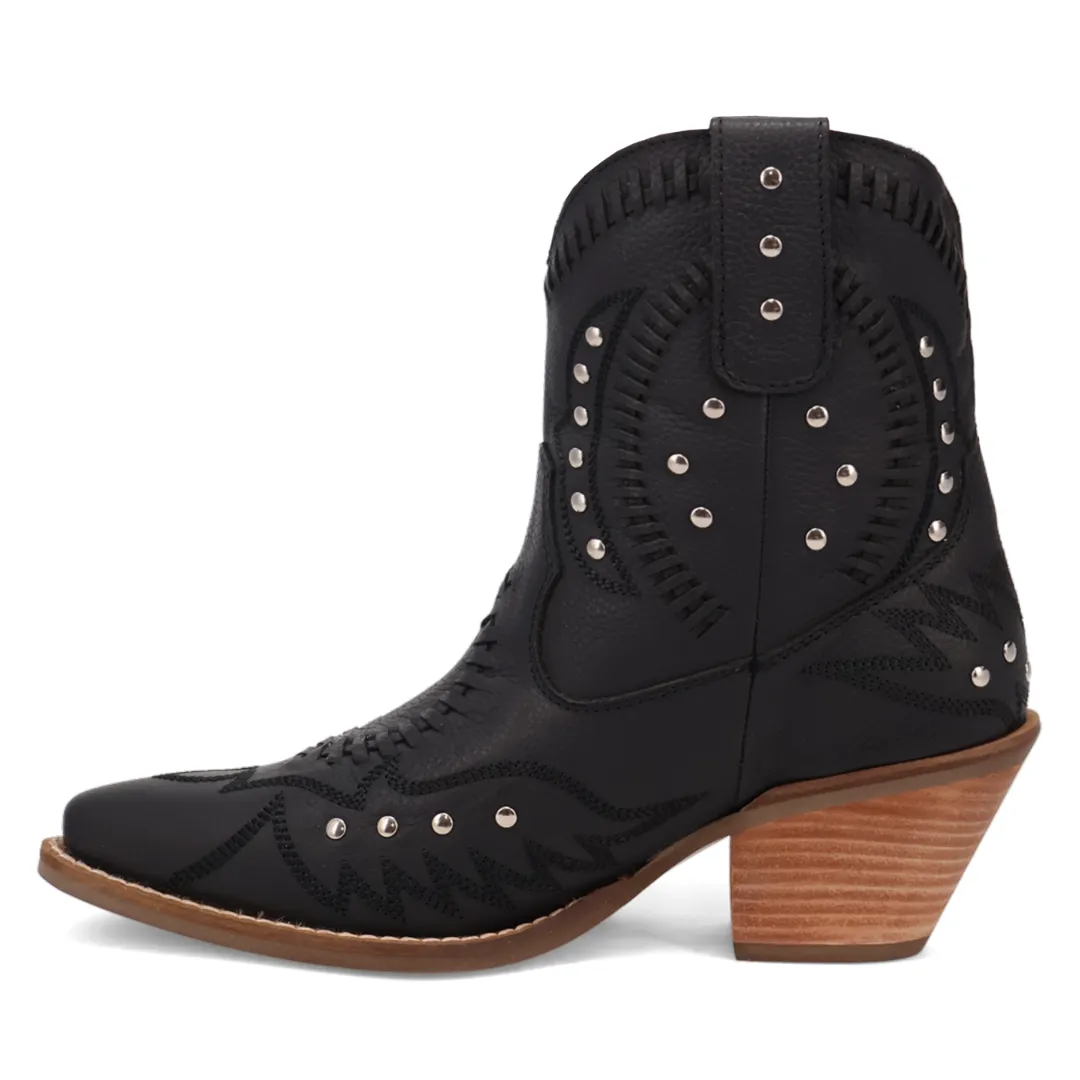 Online Exclusive | Dingo | Precious Leather Bootie in Black **PREORDER