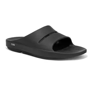 Oofos Ooahh Unisex Sliders - Black