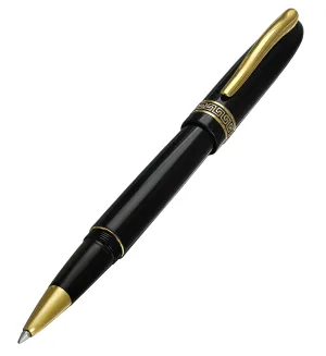 Phantom Hand-Enameled Brass Rollerball Pen - Classic Black