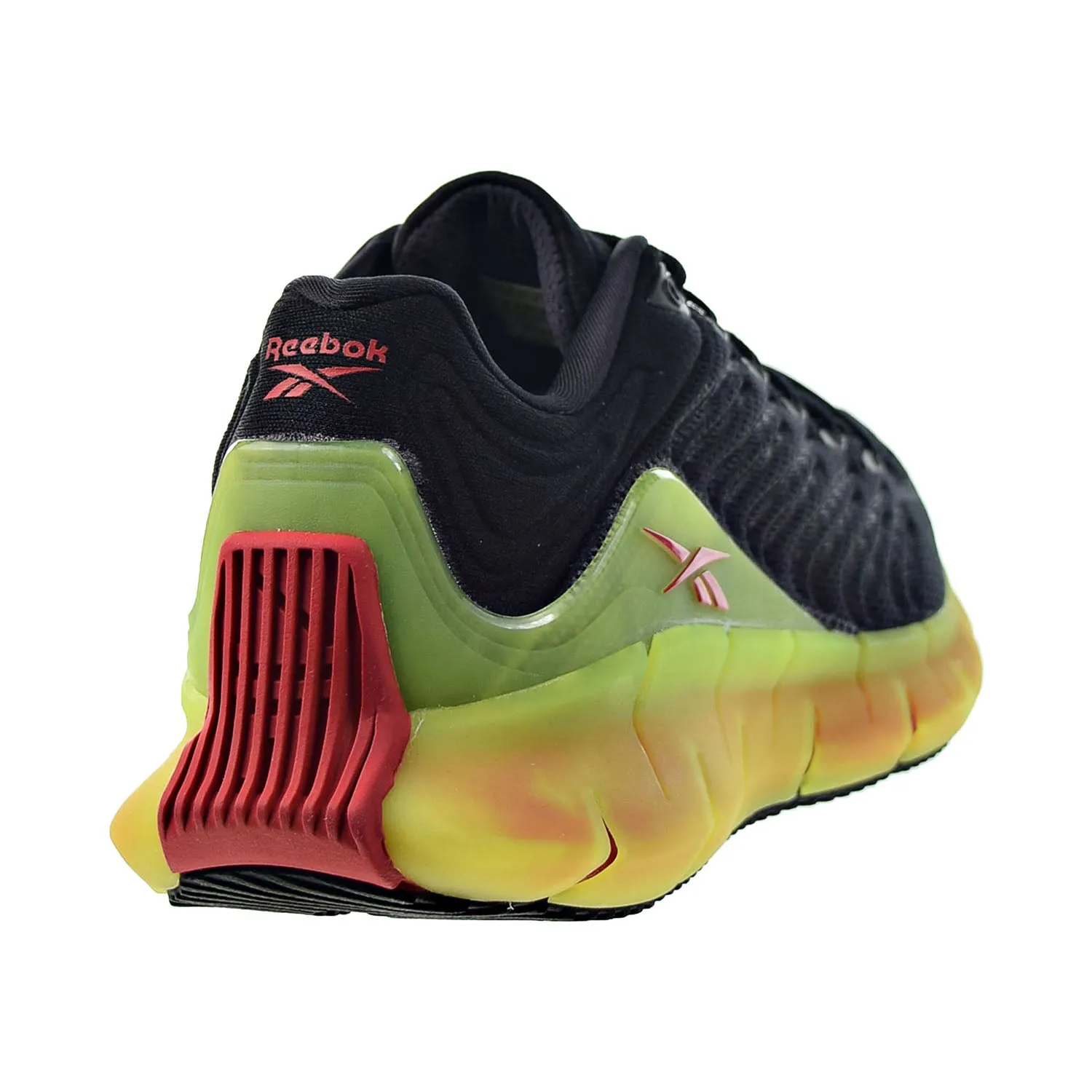 Reebok Zig Kinetica Big Kids' Running Shoes Black-Solar Yellow-Excellent Red