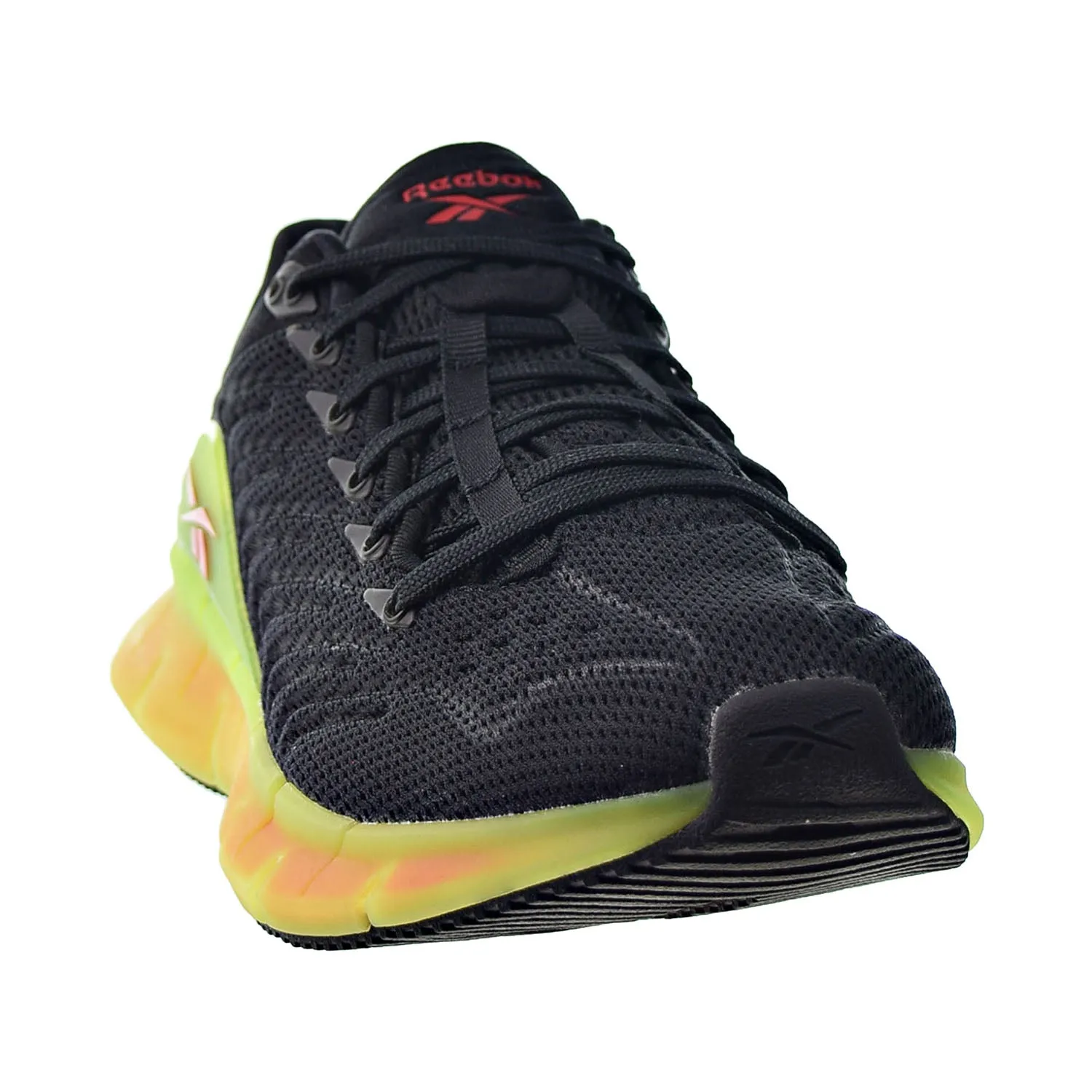 Reebok Zig Kinetica Big Kids' Running Shoes Black-Solar Yellow-Excellent Red