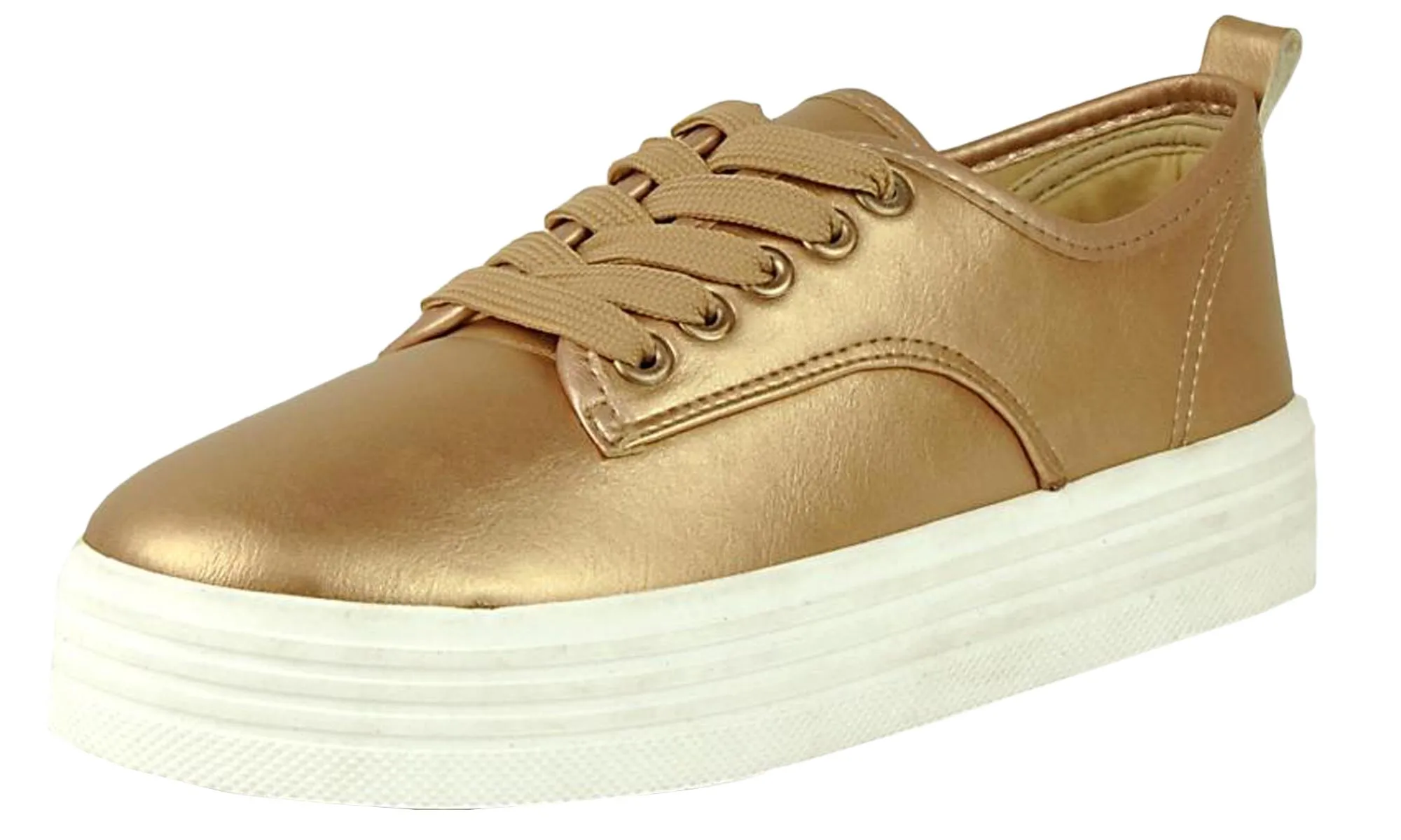 Refresh Footwear Women's Casual Platform Creeper Fashion Sneaker