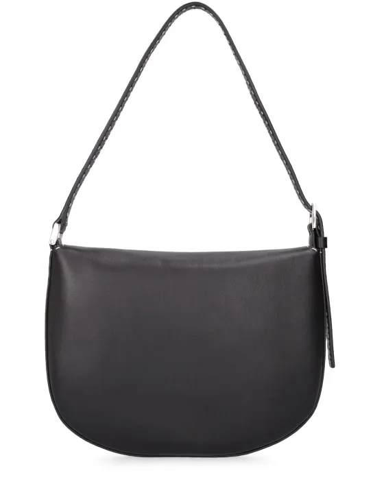 Savette   Small Tondo studded leather hobo bag 