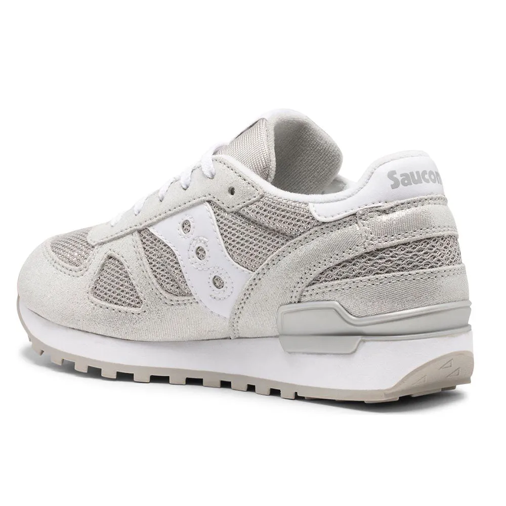 Scarpe Bambina Saucony Sneakers Shadow Original Kids Silver Metallic