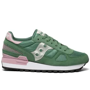 Scarpe Donna Saucony Sneakers Shadow Original Green - Silver