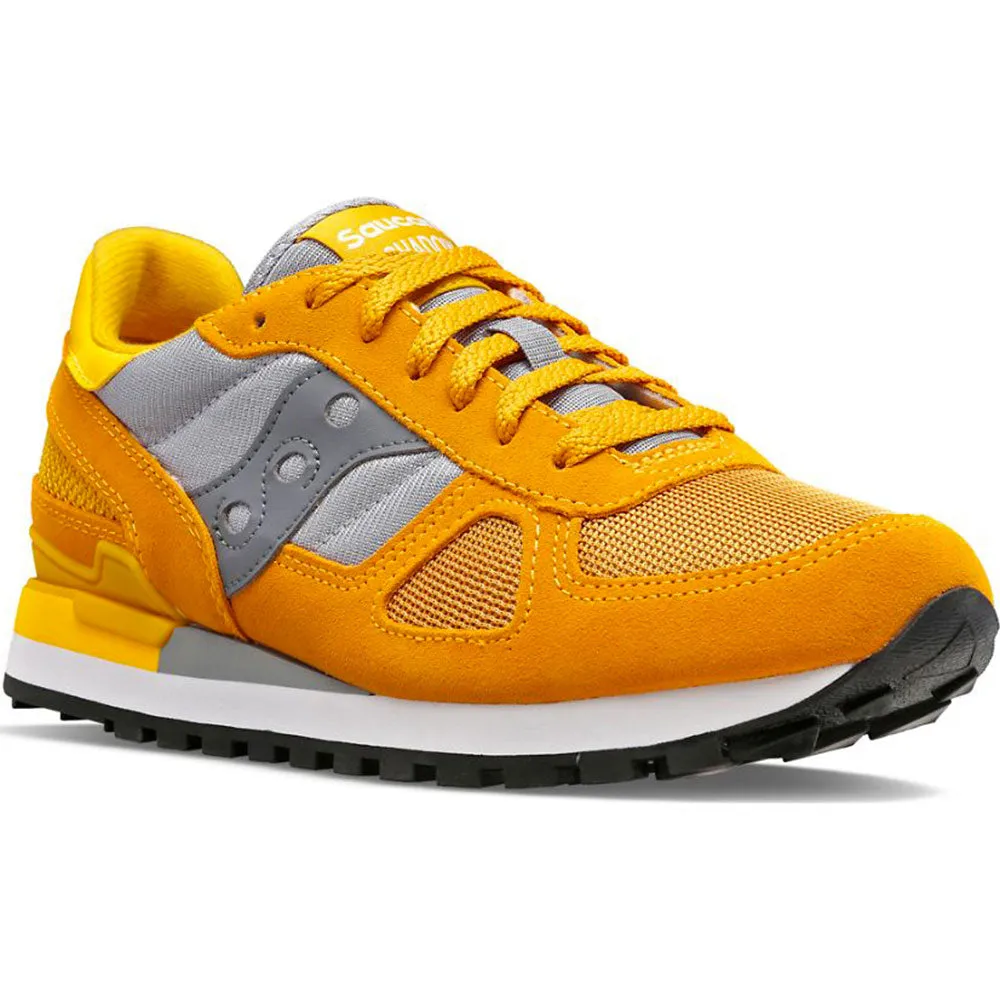 Scarpe Uomo Saucony Sneakers Shadow Original Orange - Grey