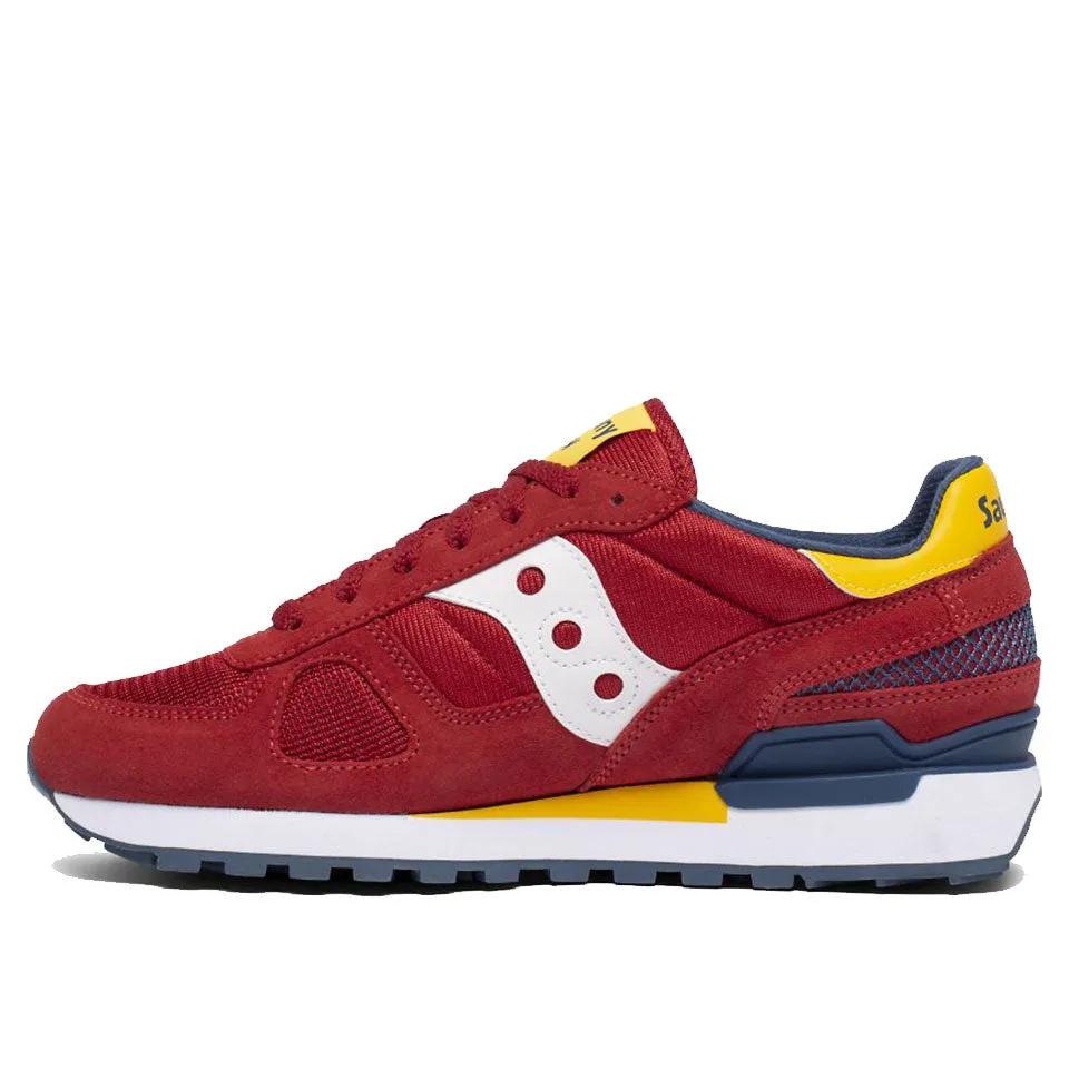 Scarpe Uomo Saucony Sneakers Shadow Original Red - Yellow - Blue