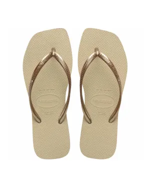 Slim Square Sandal - Sand Grey