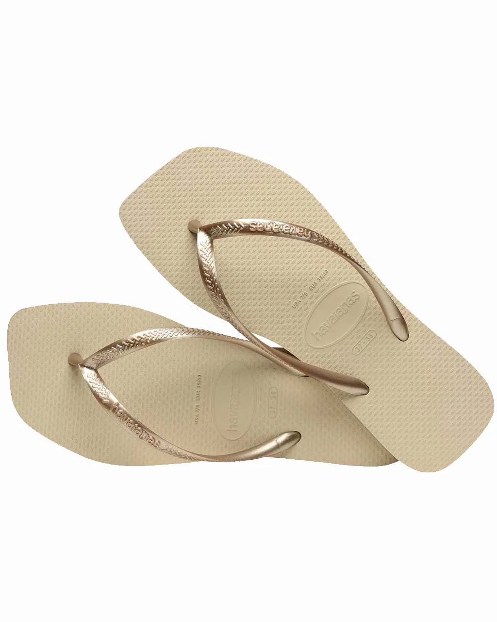 Slim Square Sandal - Sand Grey