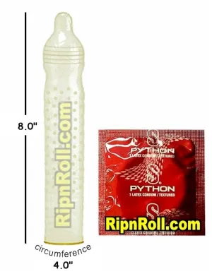 Snakeskin Python Condoms from RipnRoll.com