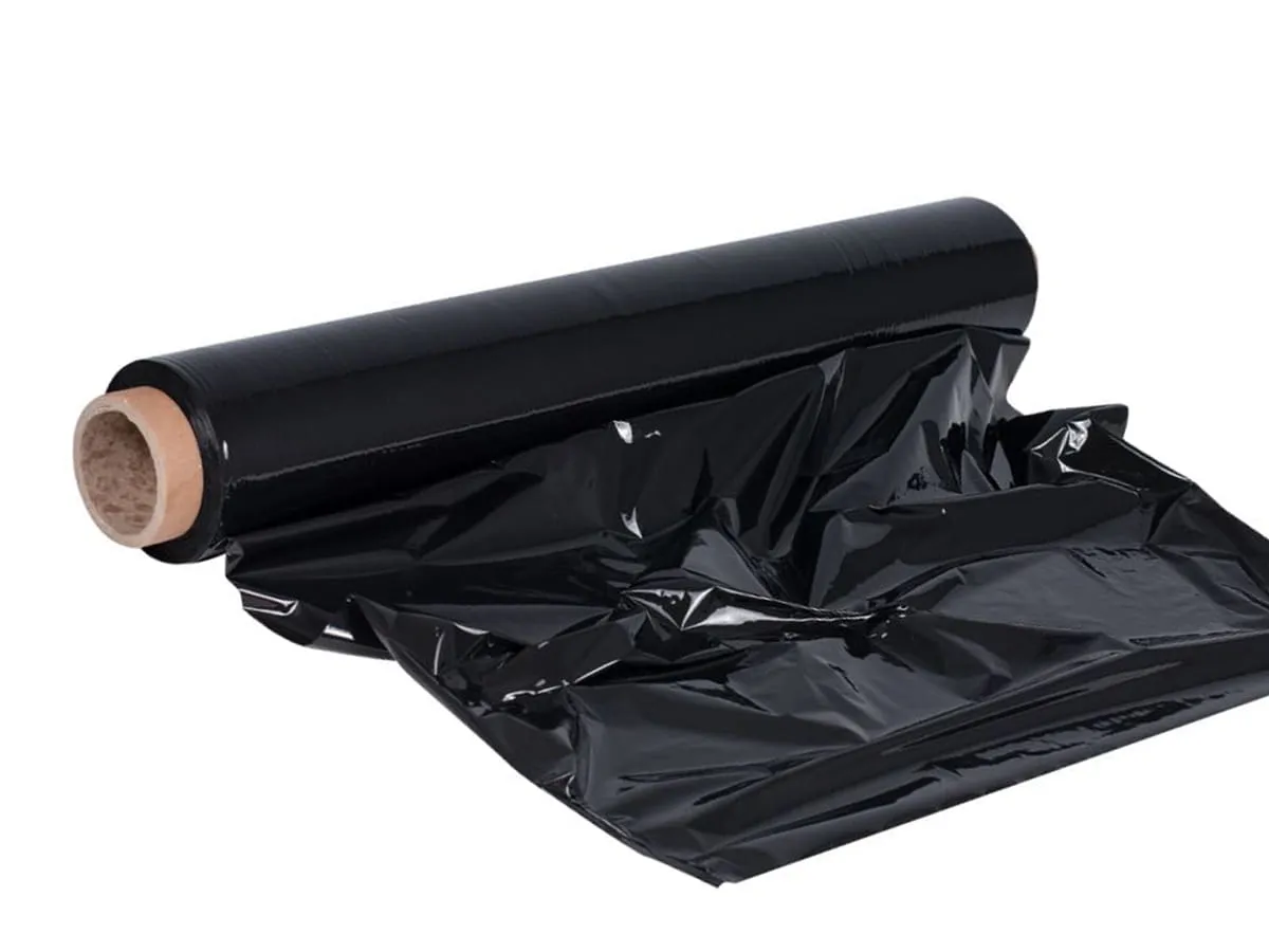 Strechfolie, Verpackungsfolie, Packfolie  500 mm / 1,2 kg schwarz