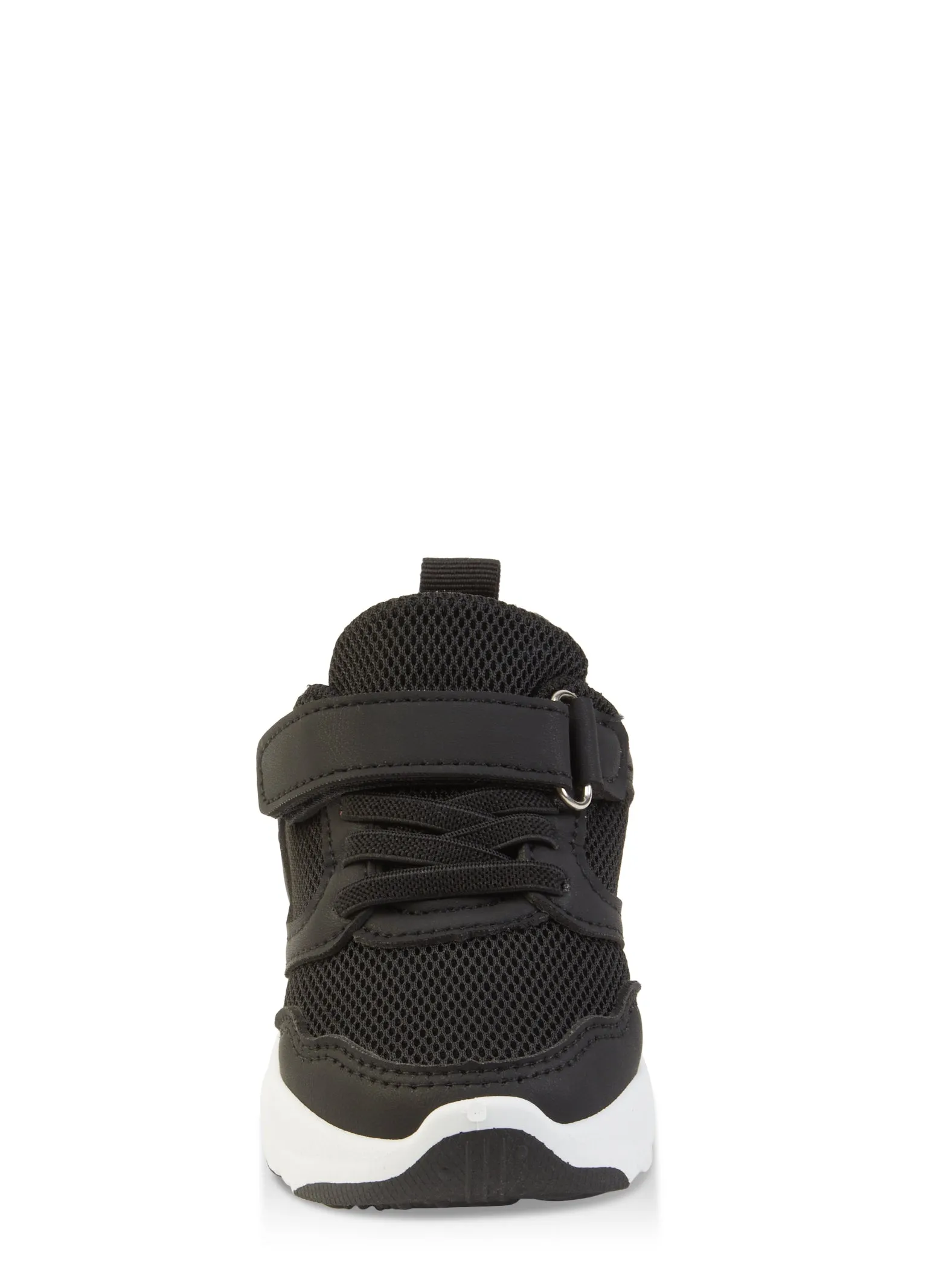 Toddler Girls Mesh Detail Velcro Strap Sneakers