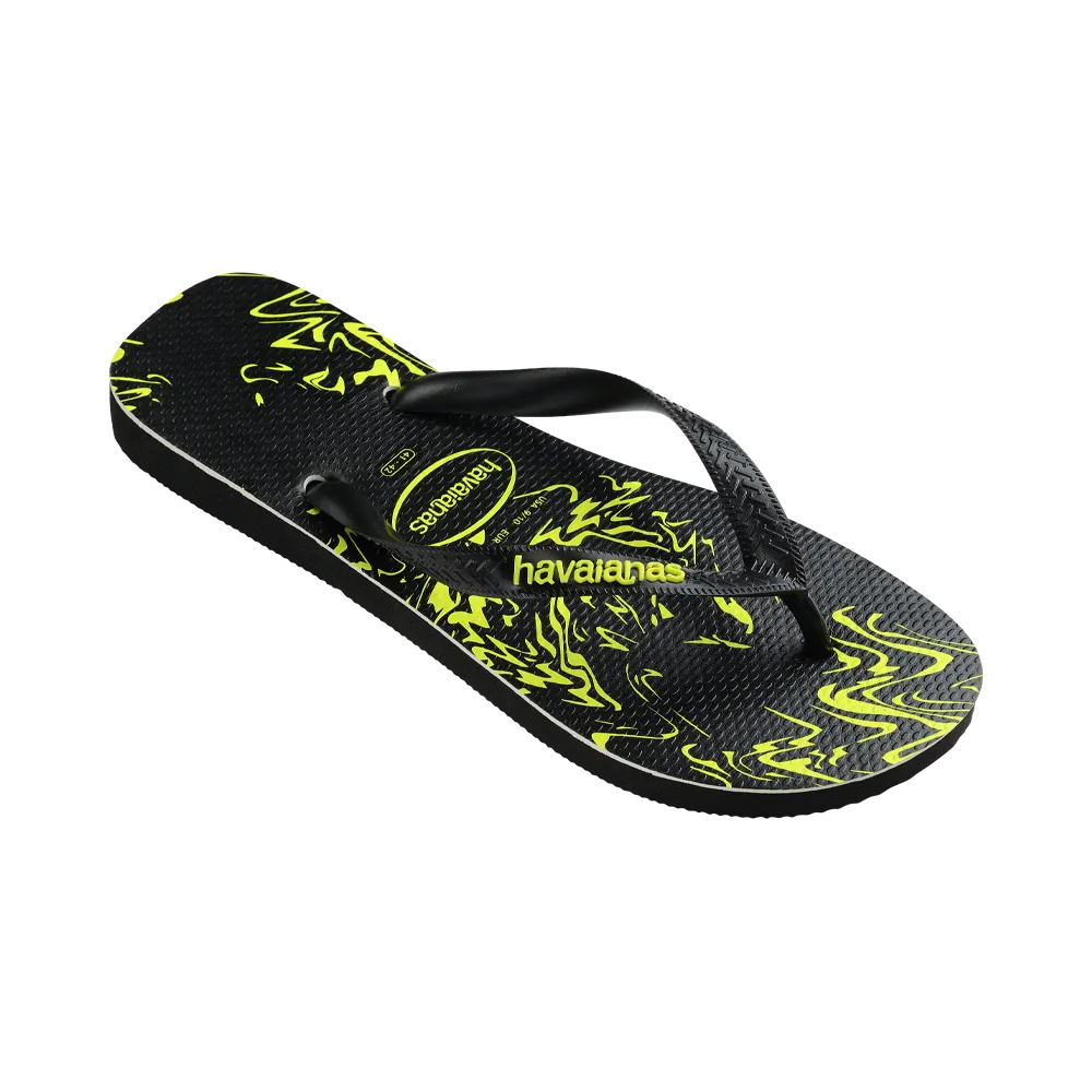 Top Marble Lines Flip Flops