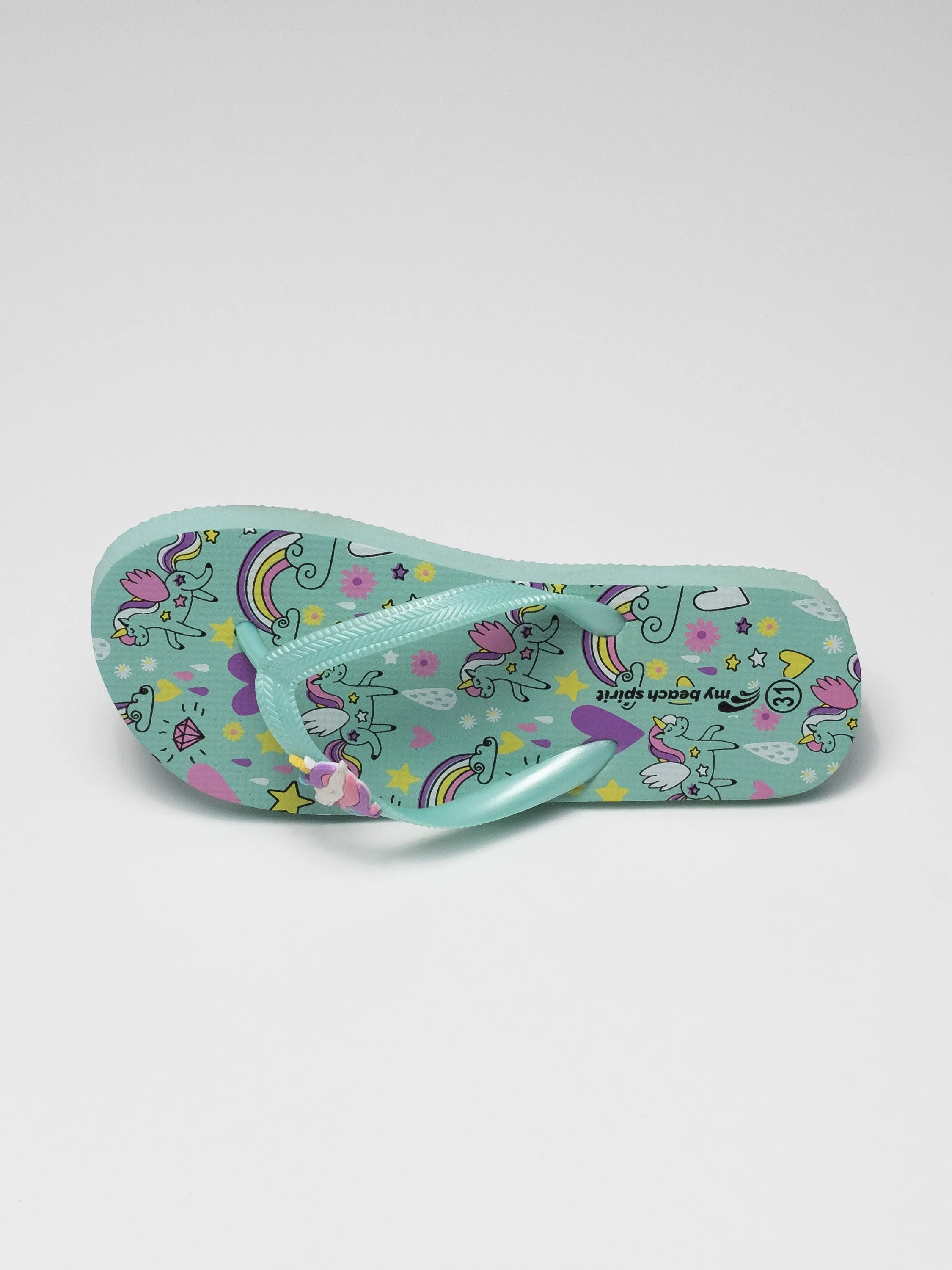 Unicorn beach slipper