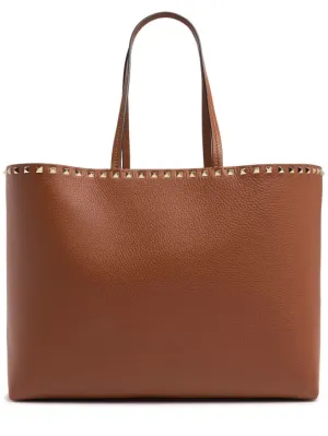 Valentino Garavani   Large Rockstud leather tote 