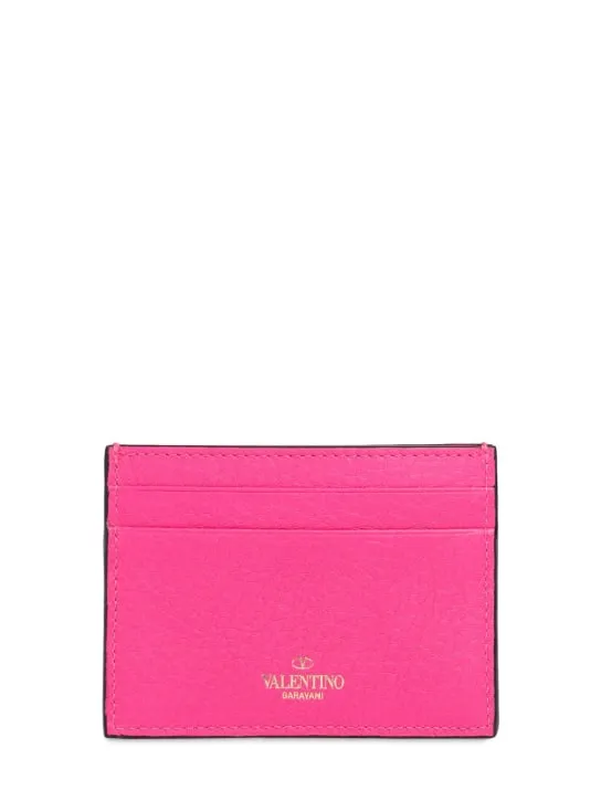 Valentino Garavani   Rockstud leather card holder 