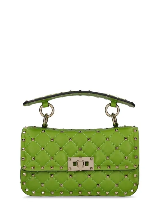 Valentino Garavani   Rockstud Spike nappa top handle bag 