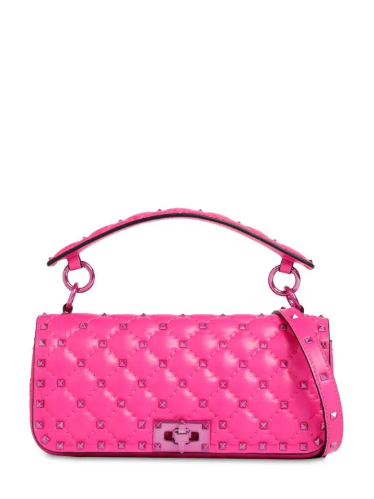 Valentino Garavani   Small Rockstud leather shoulder bag 