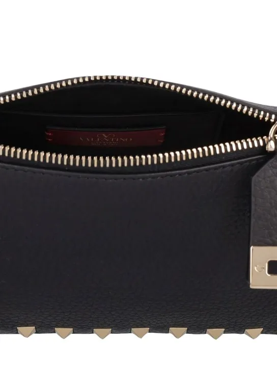 Valentino Garavani   Small Rockstud leather shoulder bag 