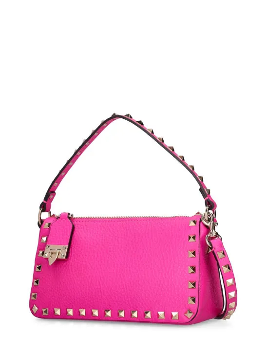 Valentino Garavani   Small Rockstud leather shoulder bag 