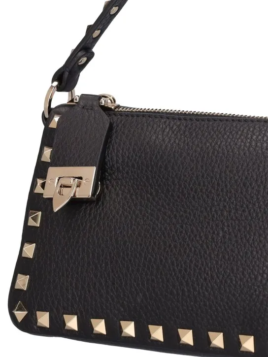 Valentino Garavani   Small Rockstud leather shoulder bag 