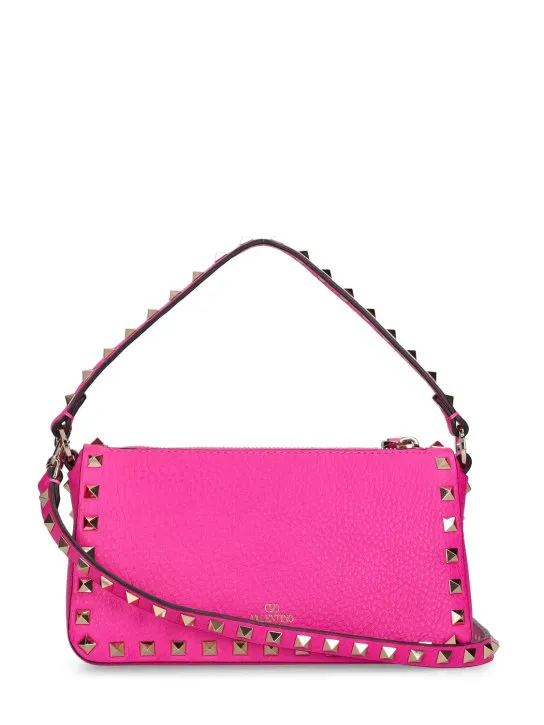 Valentino Garavani   Small Rockstud leather shoulder bag 