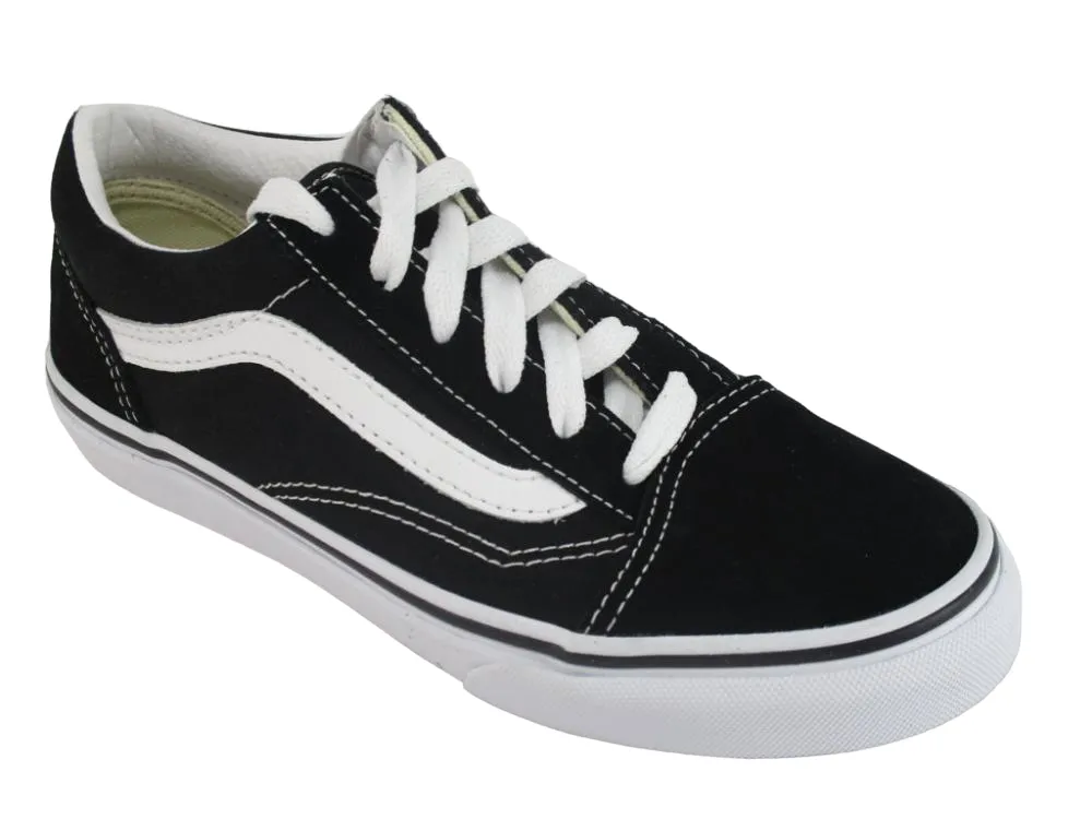 Vans scarpa sneakers da ragazzi Old Skool VN000W9T6BT1 nero-bianco