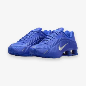 Women's Nike Shox R4 Racer Blue Metallic Silver HJ7303-445