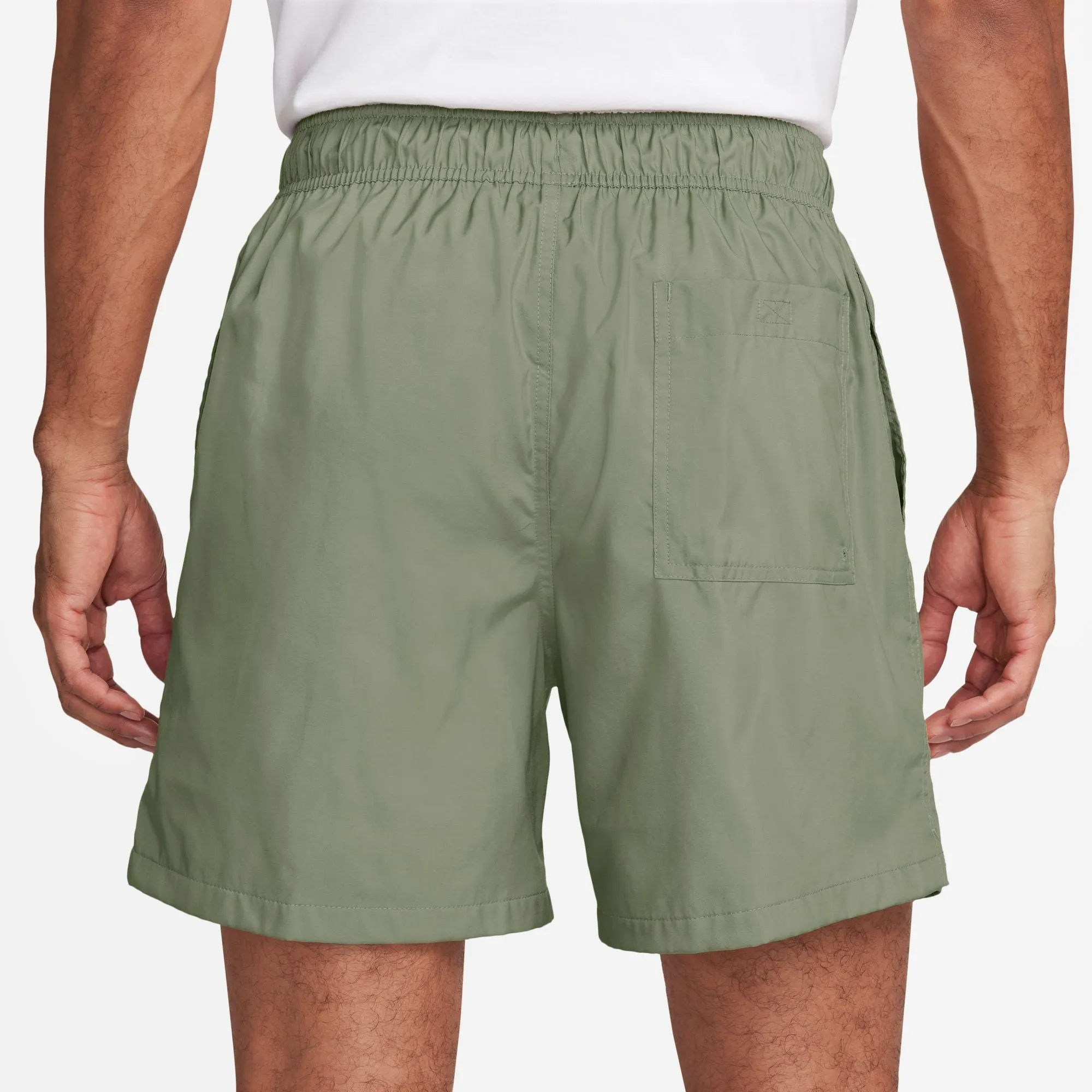 WOVEN FLOW SHORTS "OIL GREEN"