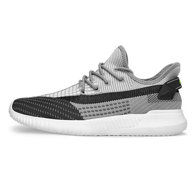 xiangtuibao   new men sneakers shoes light breathable casual shoes mesh fashion gray large size sports walking brand 46 size students